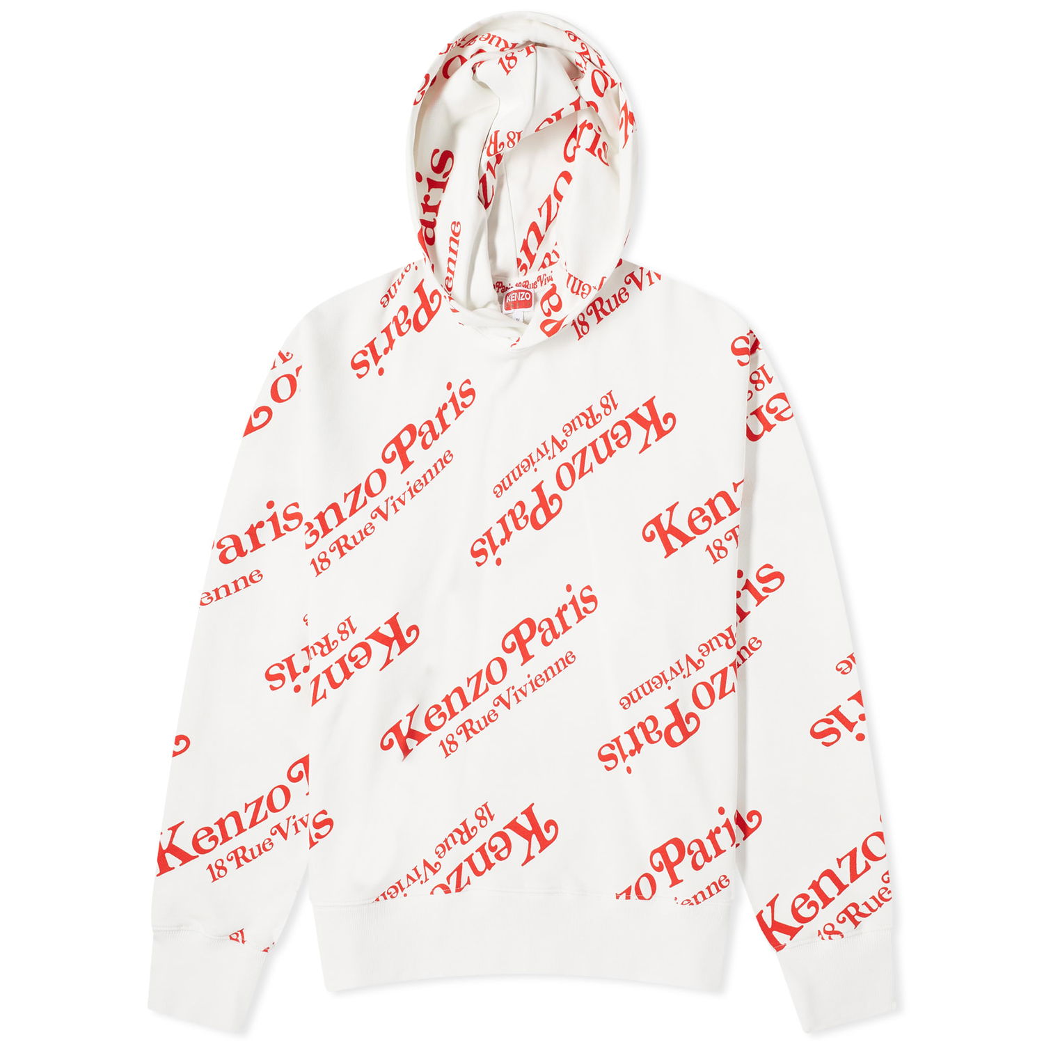 Mikina KENZO Verdy Logo Hoodie Biela | FE58SW0074MG-02, 0