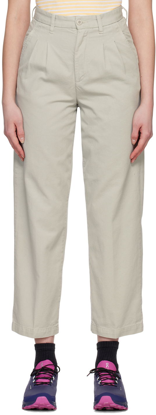 Nohavice Carhartt WIP Cara Pleated Trousers Béžová | I029802, 0