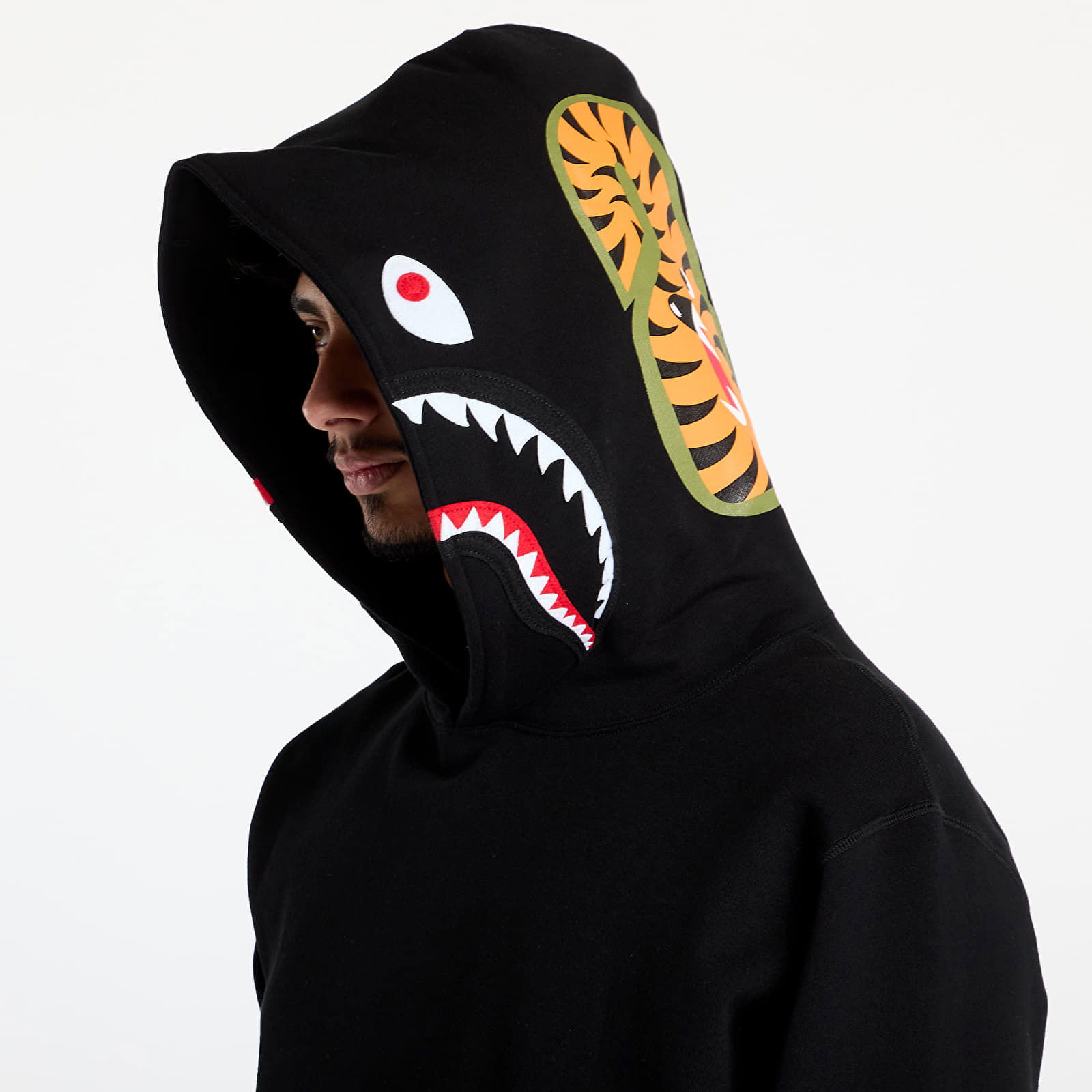 Shark Pullover Hoodie Black