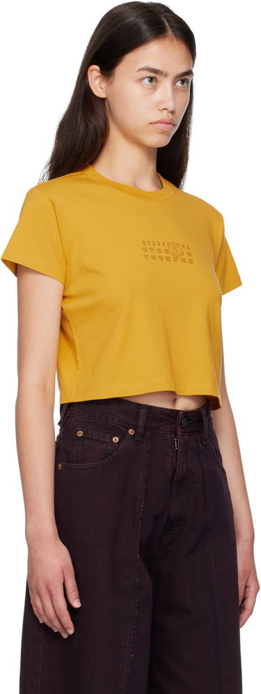 Crop Top Maison Margiela MM6 Maison Margiela Cropped T-Shirt Čierna | S52GC0352 S24312, 4