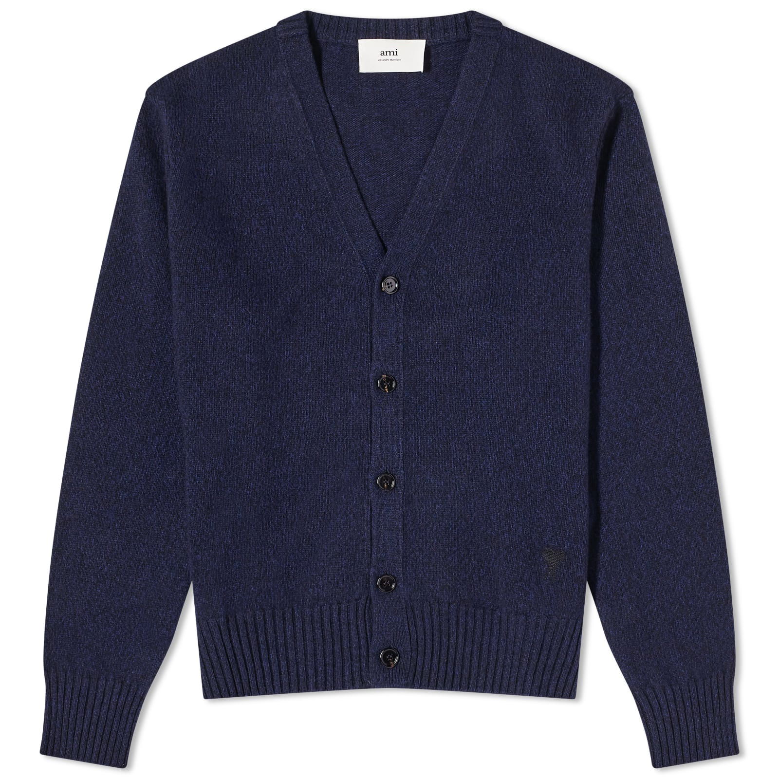 Tonal Heart Cashmere Cardigan