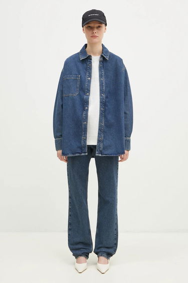 Košeľa Ksubi Oversized Longsleeve Denim Shirt Modrá | WPF24SH007, 4