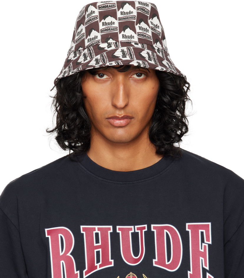 Klobúk Rhude Moonlight Bucket Hat Vínová | RHFW24HA01092