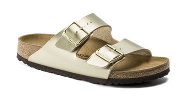 Tenisky a topánky Birkenstock Arizona Birko-Flor Gold Regular Fit Metalická | 1016110, 1