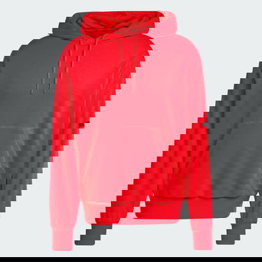 Mikina adidas Performance Loose-Fit French Terry Hoodie with Logo Červená | JF3588, 4