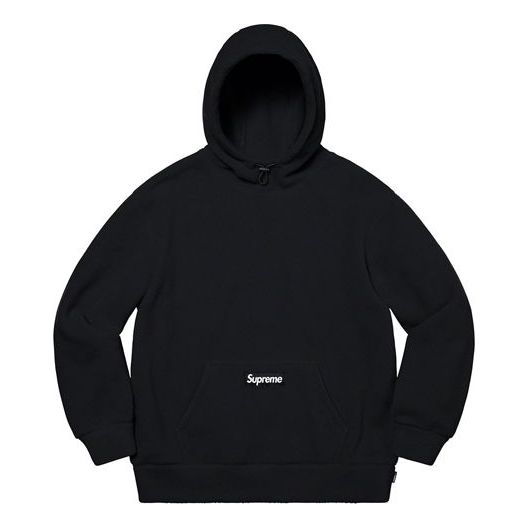 Mikina Supreme Hooded Sweatshirt with Small Logo Čierna | SUP-FW20-314