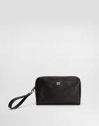 Dolce & Gabbana Calfskin Wristlet Pouch