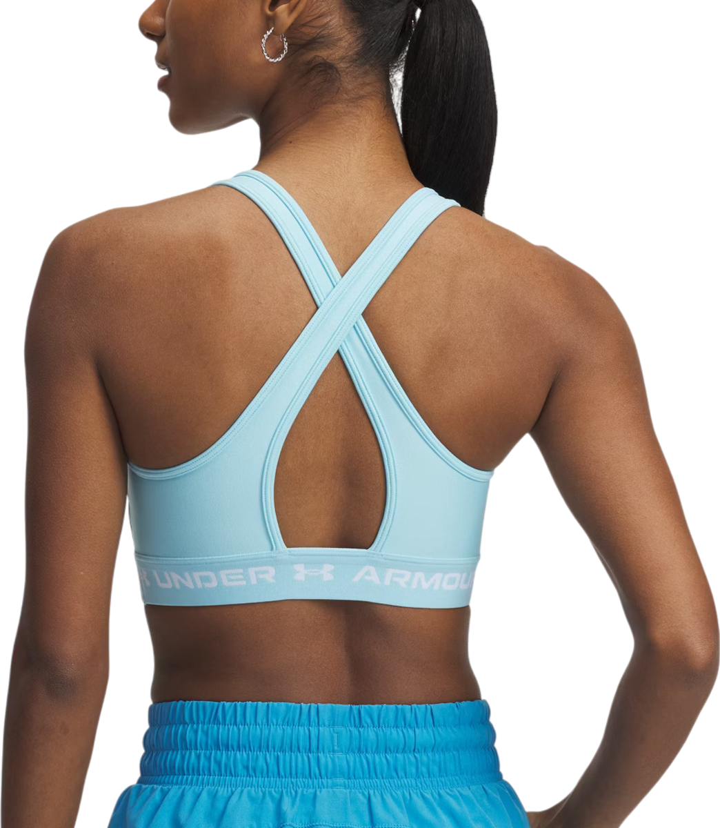 Podprsenka Under Armour Crossback Mid Sports Bra Modrá | 1361034-494, 1
