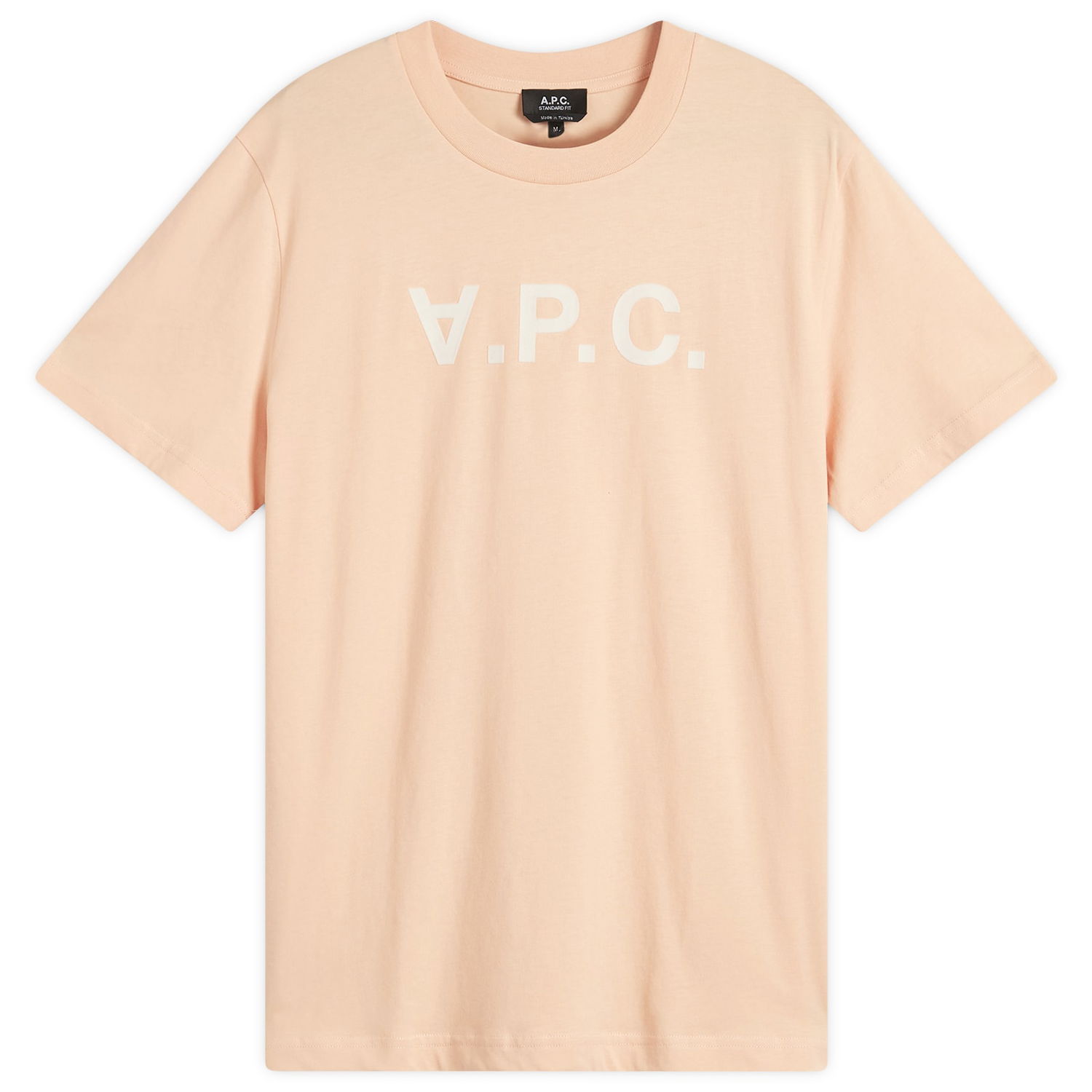 Tričko A.P.C. Men's VPC Logo T-Shirt Size Small Ružová | COHBM-M26384-ELB, 1