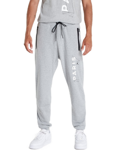 Nohavice a džínsy Jordan Paris Saint-Germain Fleece Pants Šedá | DM3094-063