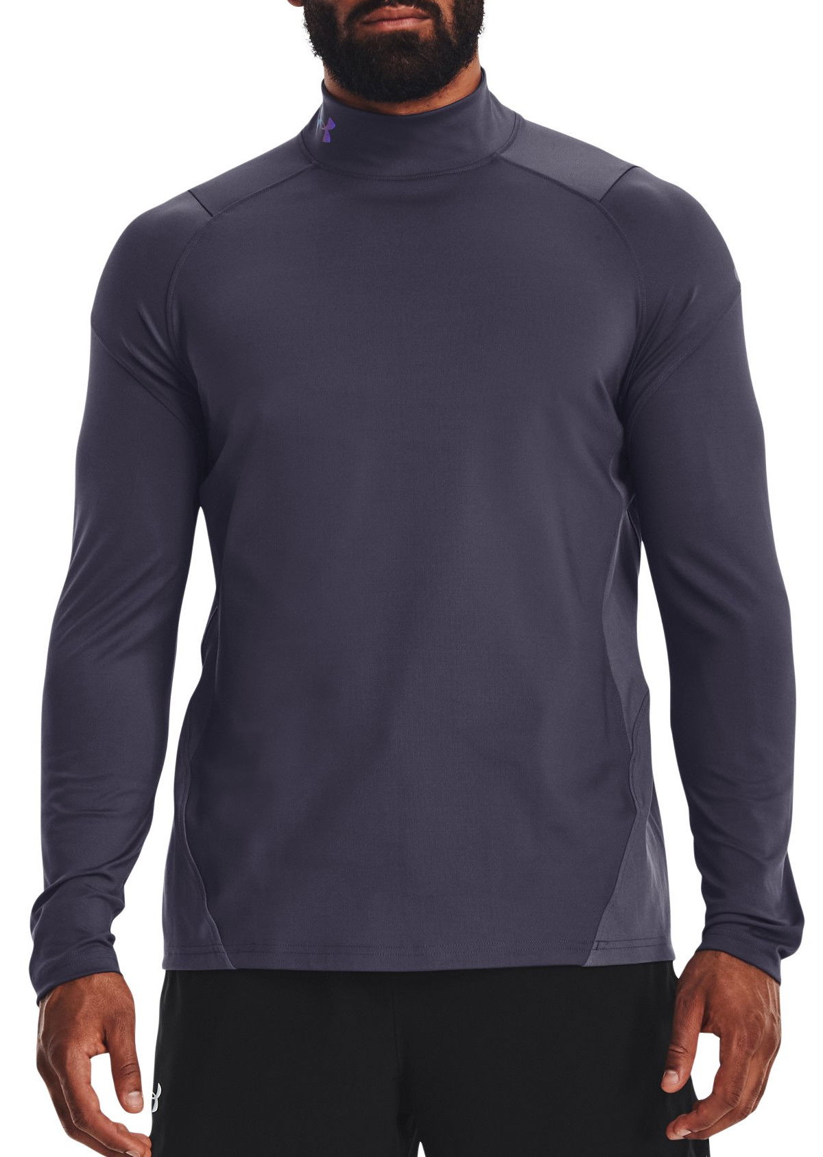 Tričko Under Armour Tee ColdGear Rush Mock Šedá | 1366059-558, 0