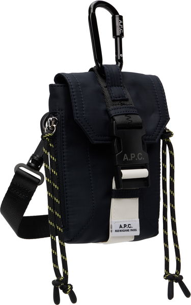 Taška cez rameno A.P.C. Trek Carabiner Buckle Crossbody Pouch Navy | PAAFH-H61733, 1