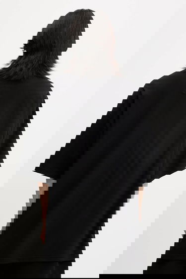 Tričko Rick Owens Rick Owens DRKSHDW Knitted Tommy T-Shirt Čierna | CM01E1675.CHJG, 2