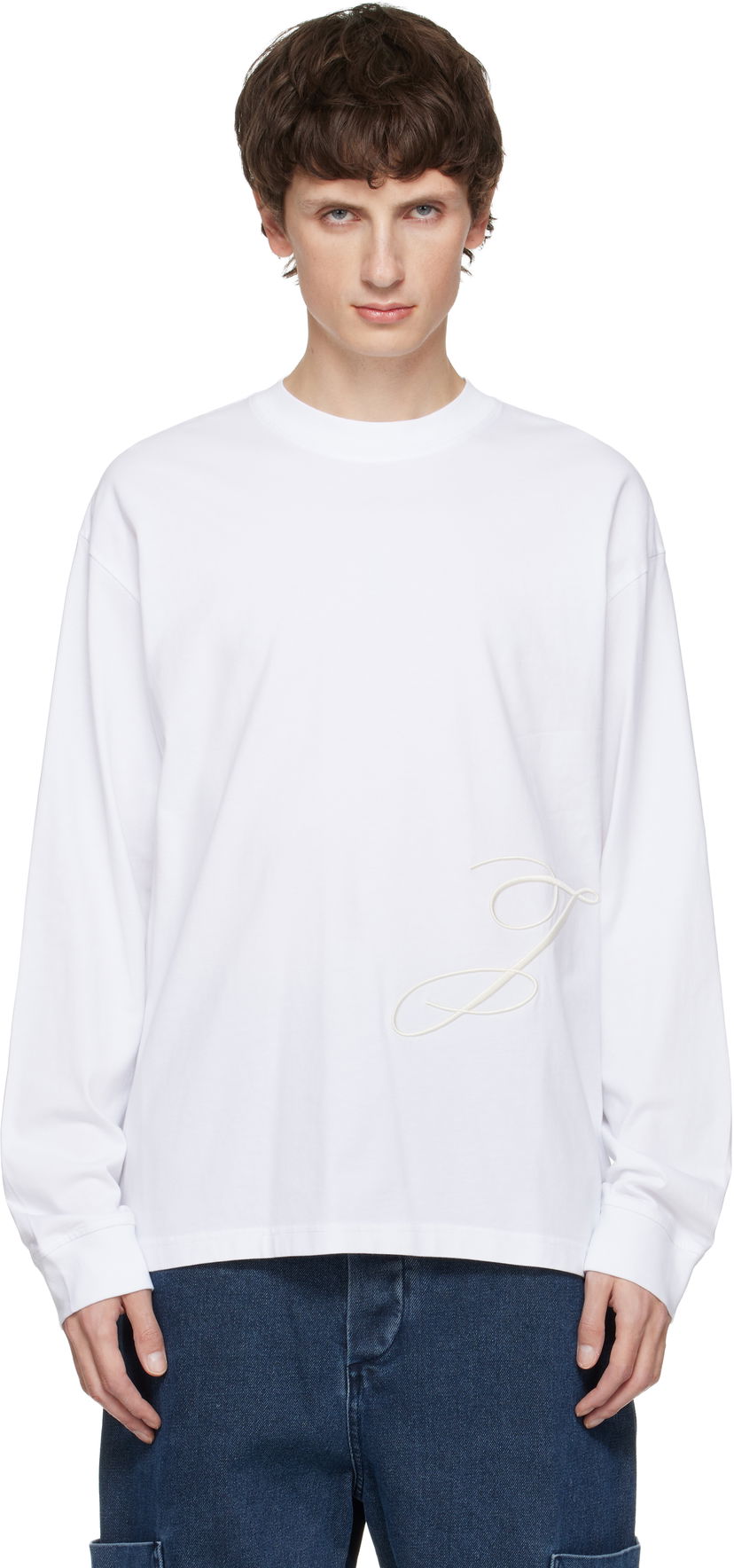 Tričko Jacquemus 'The J' T-shirt Biela | 25HTSM00565AJ00068