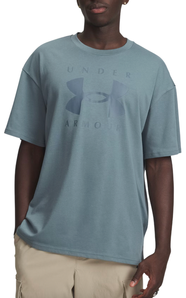 Tričko Under Armour Heavyweight Oversized Branded Short Sleeve T-Shirt Modrá | 1389146-587, 0
