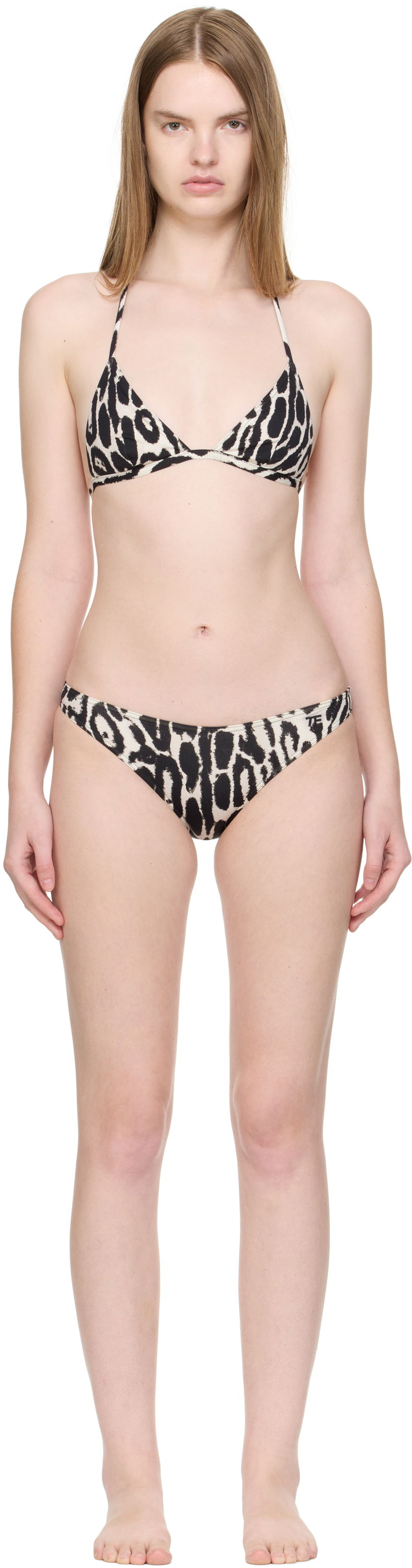 Plavky Tom Ford Tom Ford Triangle Bikini Béžová | BIJ029-JEP041