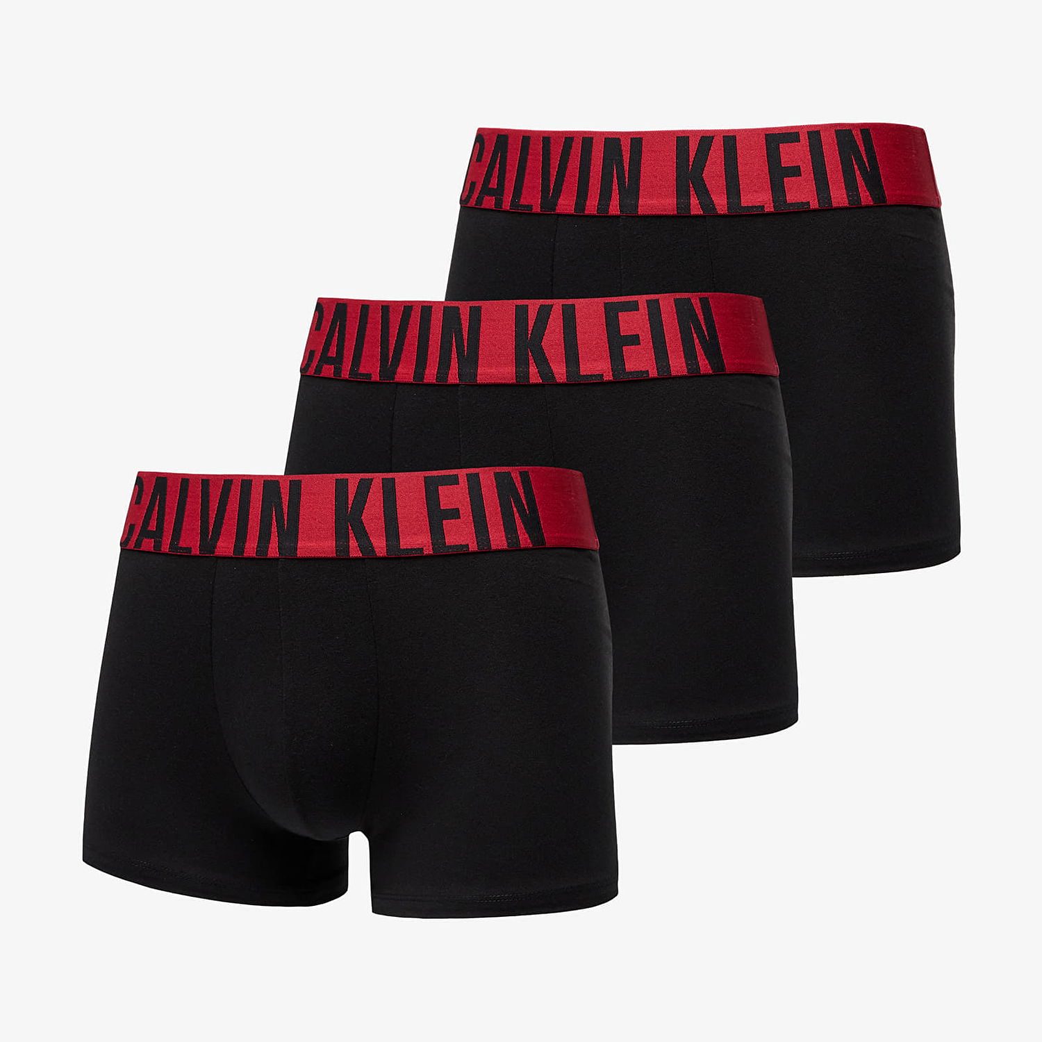 Spodná bielizeň a ponožky CALVIN KLEIN Trunk 3-Pack Black S Čierna | NB3608A Q5X, 0