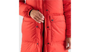 Parka FJÄLLRÄVEN Long Down Parka Červená | F86126-334, 3