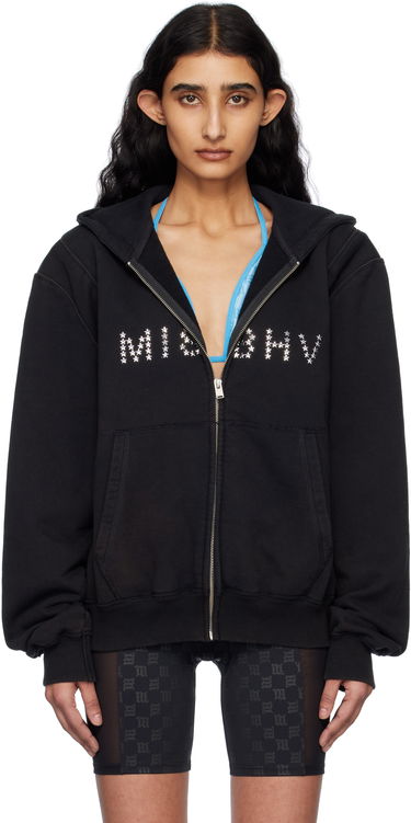 Mikina MISBHV MISBHV Star Teddy Zip Hoodie Čierna | 250W202, 0