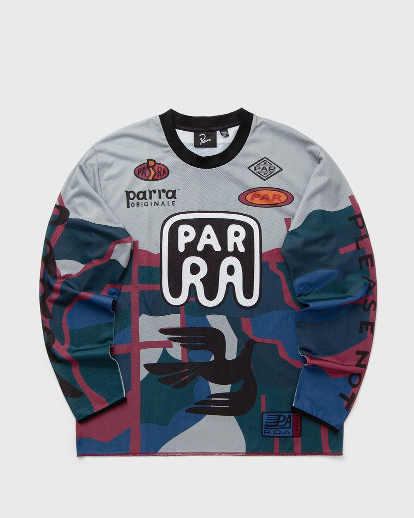 Tričko By Parra Dirt Jumper Graphic Long Sleeve T-Shirt Šedá | 54135