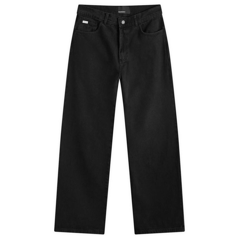 Džínsy PACCBET Baggy Denim Jeans Čierna | PACC15P002-BLK