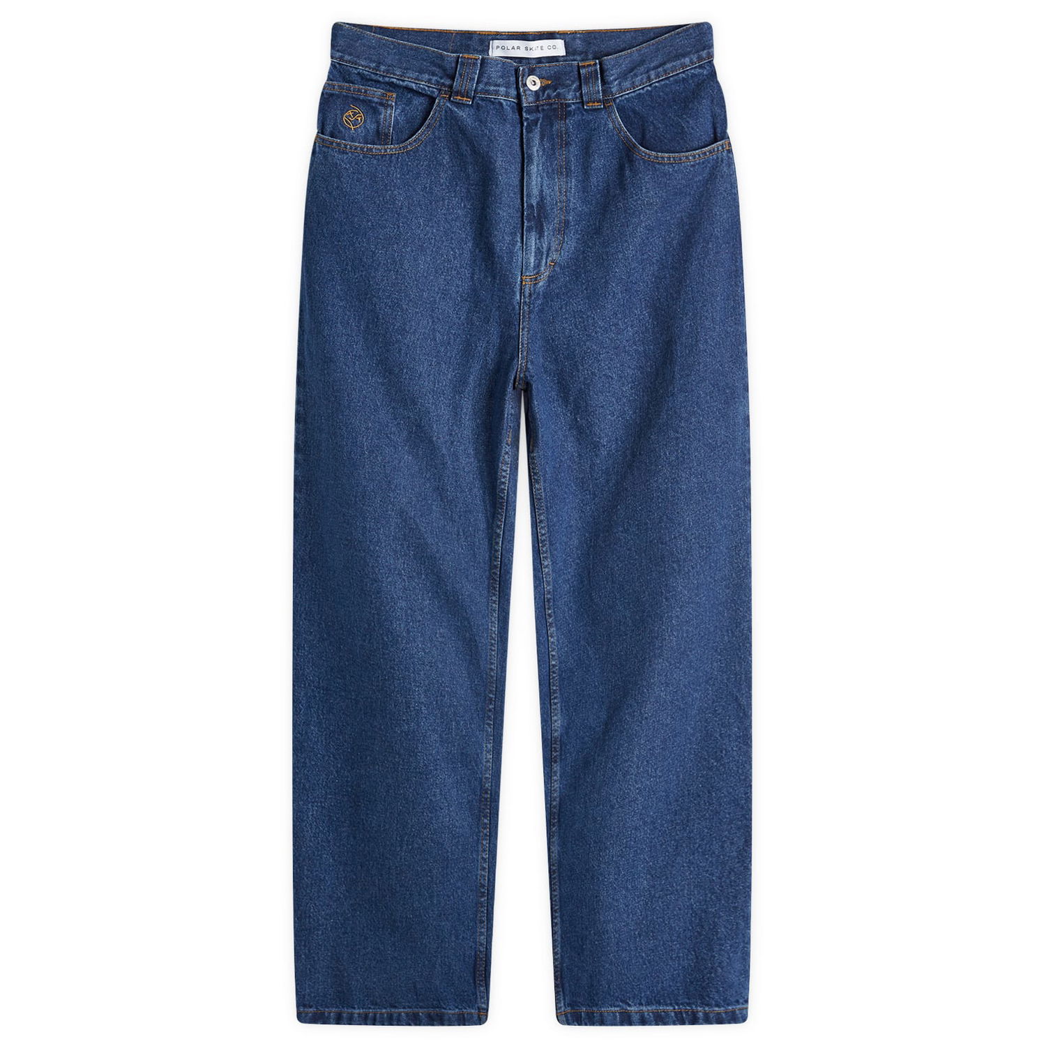 Džínsy Polar Skate Co. Polar Skate Co. Big Boy Jeans, Size Small Modrá | PSC-CO-24-DBLU, 0