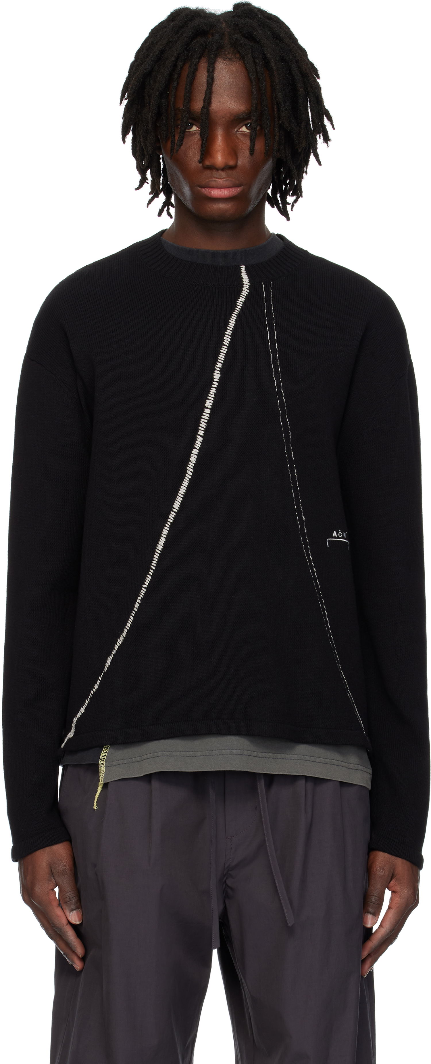 Sveter A-COLD-WALL* A-COLD-WALL* Millbank Knit Sweater Čierna | ACWMK202, 0