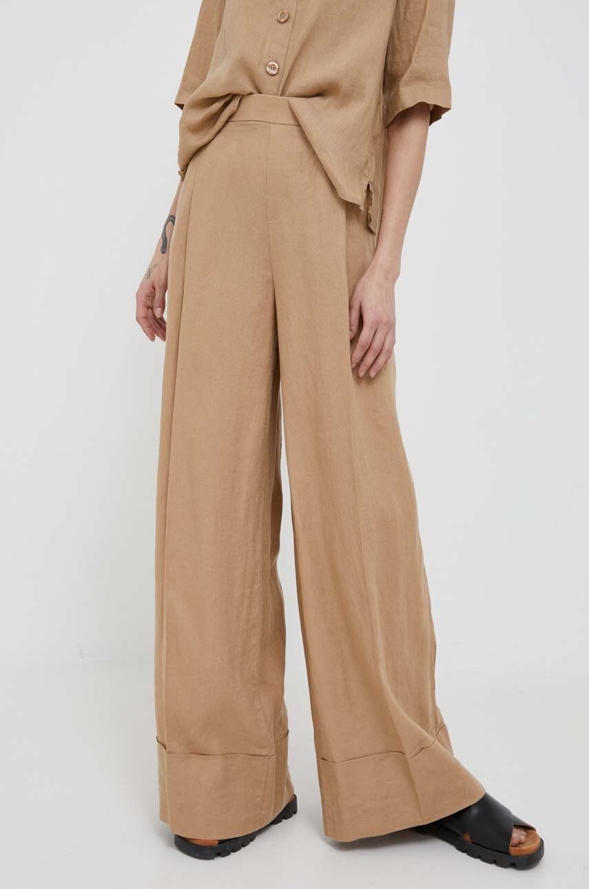 Nohavice United Colors of Benetton Trousers Béžová | 4AGHDF016.193, 0