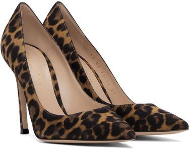 Tenisky a topánky Gianvito Rossi Suede Leopard Print Pumps Hnedá | G28470-15RIC-CMD, 3