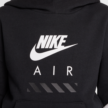 Mikina Nike Nike Air Fleece Hoodie Čierna | HF8812-010, 4