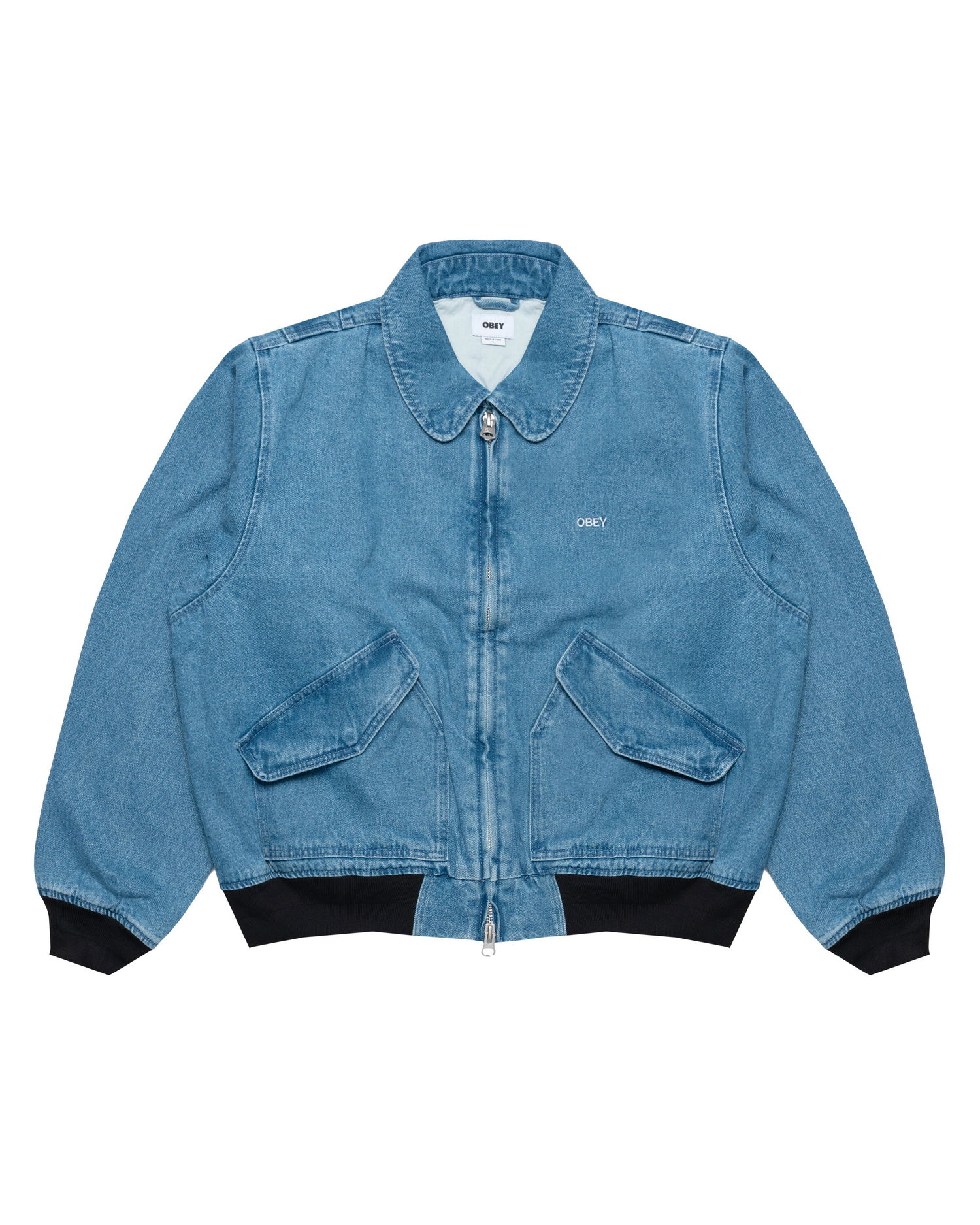 Bomber bunda OBEY Obey CWU Denim Jacket Modrá | 121800587-LIN, 0