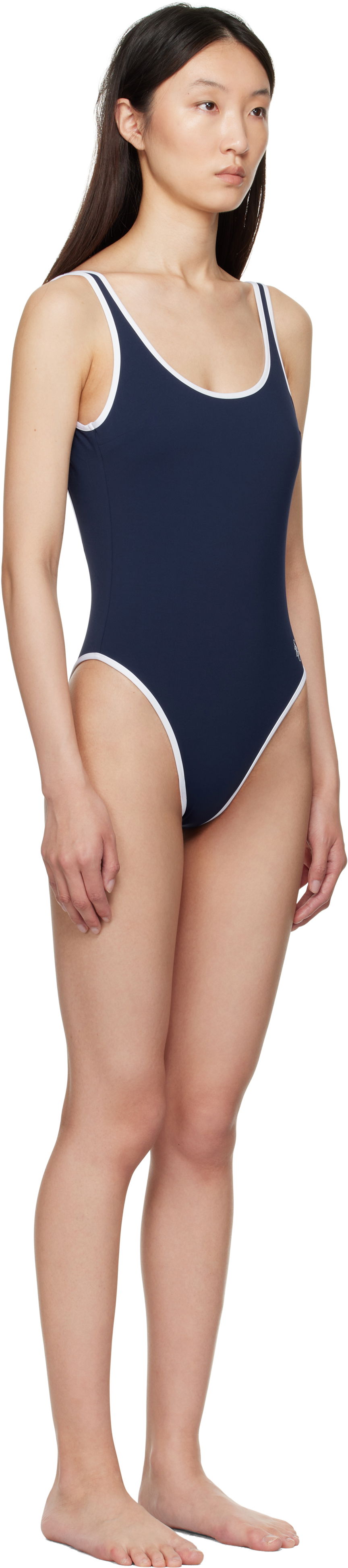 Plavky Sporty & Rich Sporty & Rich Carla One Piece Swimsuit Navy | SM017620302BL106, 1