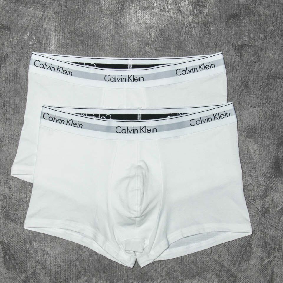 Boxerky CALVIN KLEIN Trunks Biela | NB1086A-100, 0