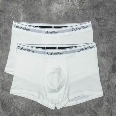 Boxerky CALVIN KLEIN Trunks Biela | NB1086A-100, 0