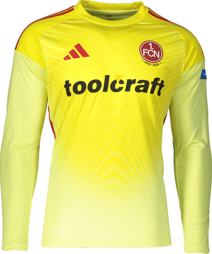 Dres adidas Originals 1. FC Nürnberg Goalkeeper 2025/26 Jersey Žltá | 6fcnjn2018