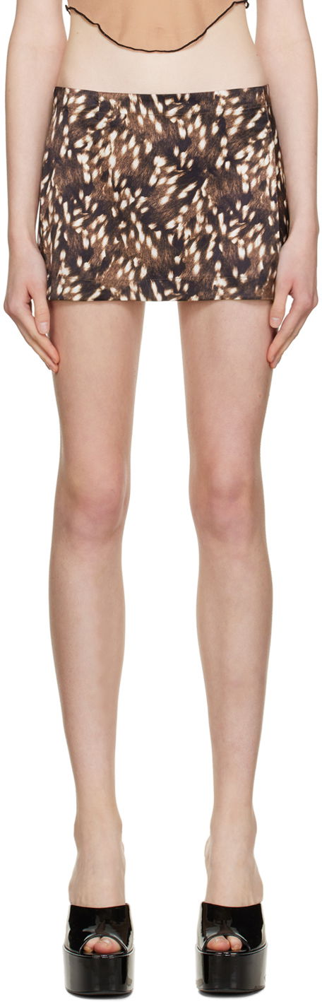 Sukňa Miaou Miaou Micro Miniskirt Hnedá | 4012SS1BMB, 0