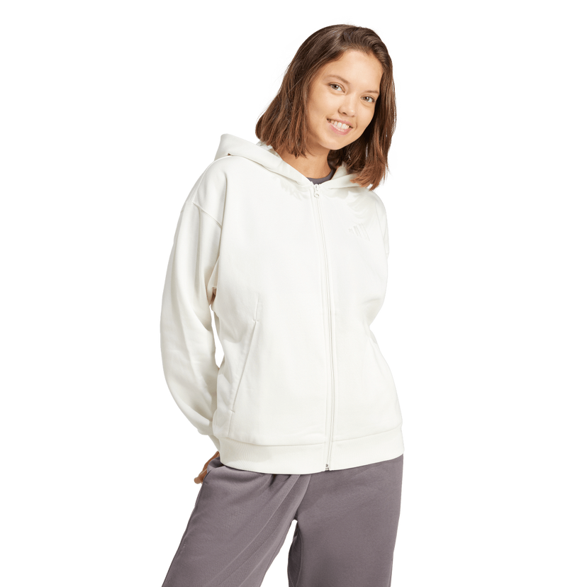 Súprava adidas Originals All Season Full-Zip Hoodie and Sweatpants Biela | JD4689