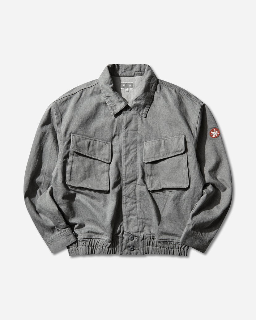 Bunda Cav Empt Ash Community Button Jacket with Flap Pockets Šedá | CES28JK18 GREY