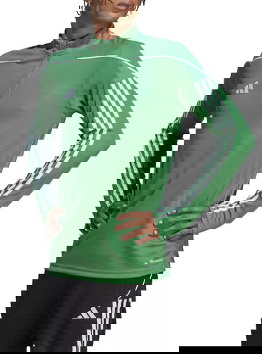 Mikina adidas Originals TIRO23 Long Sleeve Quarter-Zip Training Top AEROREADY Zelené | ic7879, 0