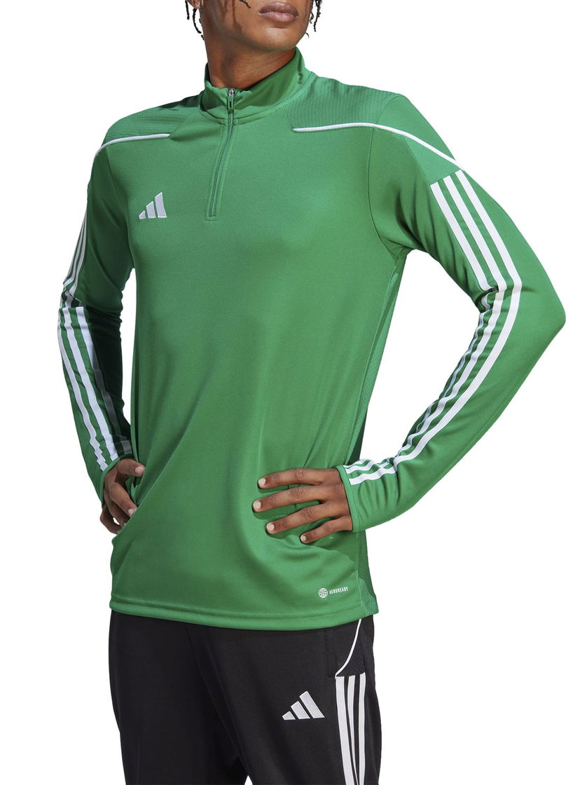 Mikina adidas Originals TIRO23 Long Sleeve Quarter-Zip Training Top AEROREADY Zelené | ic7879
