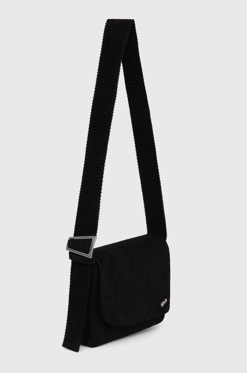 Taška cez rameno ADER ERROR Gleas Black Corduroy Shoulder Bag Čierna | BMADFWBA2201, 1