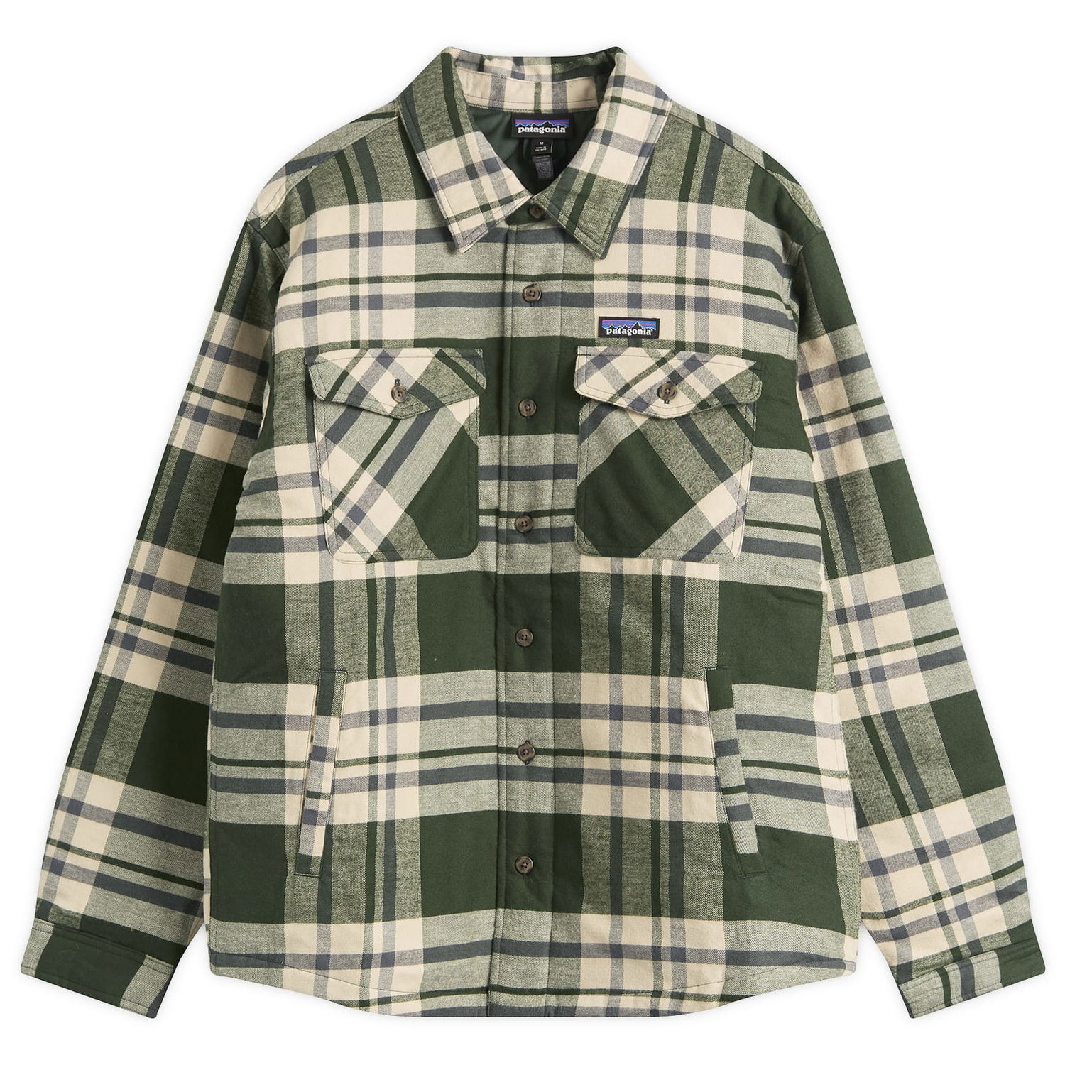 Košeľa Patagonia Lightweight Insulated Fjord Flannel Shirt Zelené | 20386-AGRN, 1