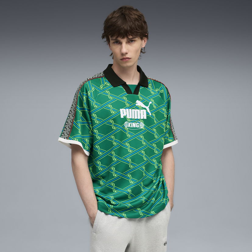 Dres Puma KING Graphic Football Jersey Zelené | 632336_74