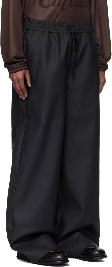 Nohavice Han Kjøbenhavn Relaxed Rubber Track Trousers Čierna | M-134392, 1