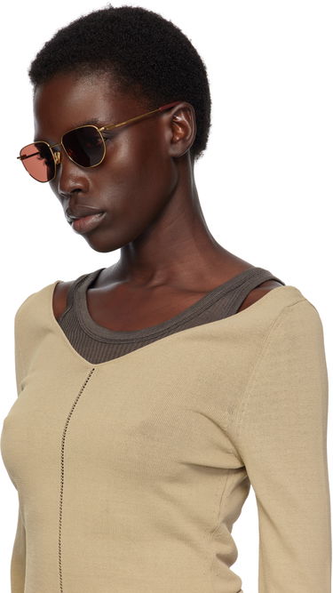 Slnečné okuliare Bottega Veneta Bottega Veneta Split Metal Sunglasses Hnedá | BV1301S-006, 3