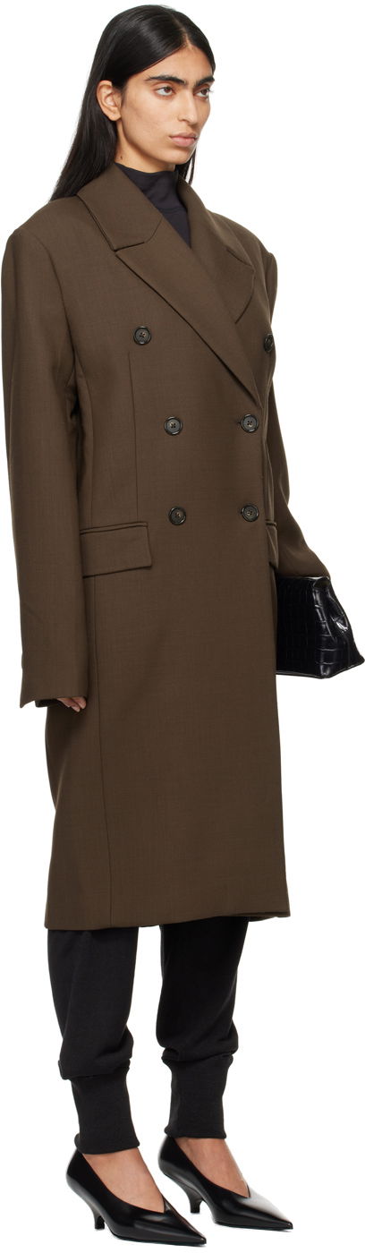 Taška cez rameno TOTEME TOTEME Midi Double Breasted Coat Čierna | 244-WRO0147-FB0061, 1