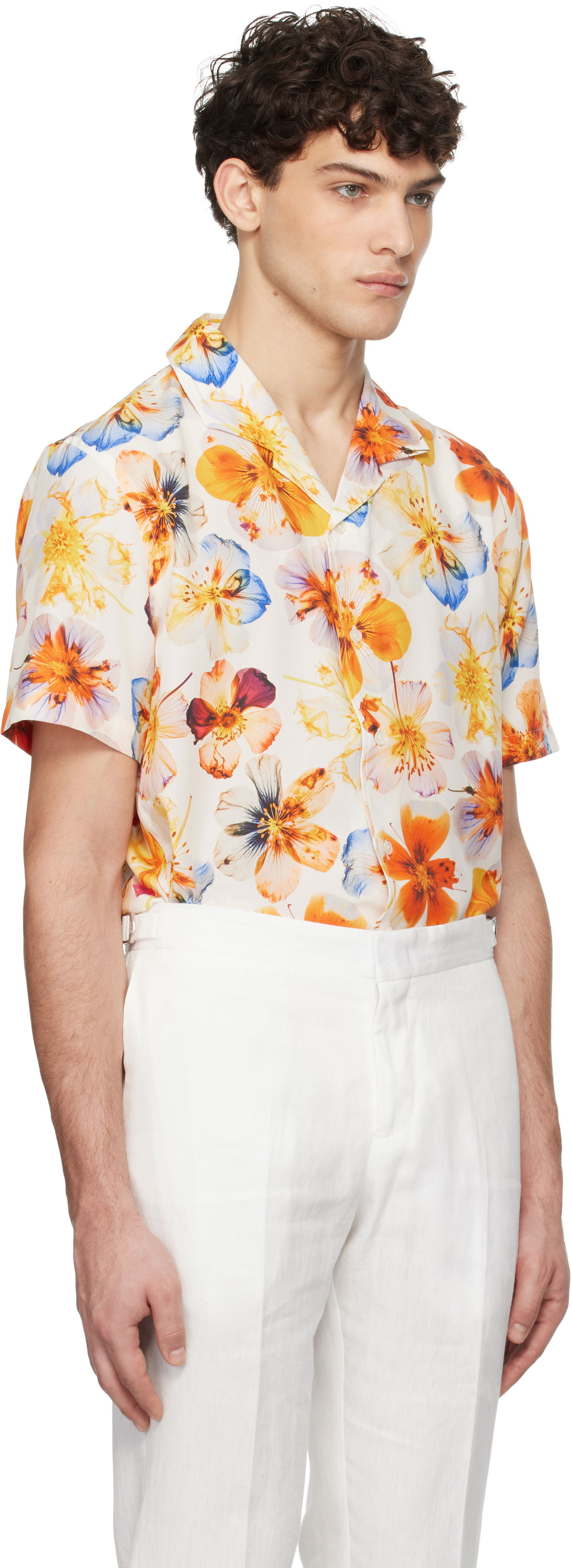 Košeľa Orlebar Brown Orlebar Brown Hibbert Floral Print Shirt Rôznofarebný | 280065, 1