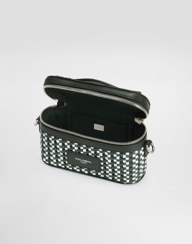 Kabelka Dolce & Gabbana Dolce & Gabbana Atene Woven Leather Minibag Zelené | BP3411A9N798S667, 3