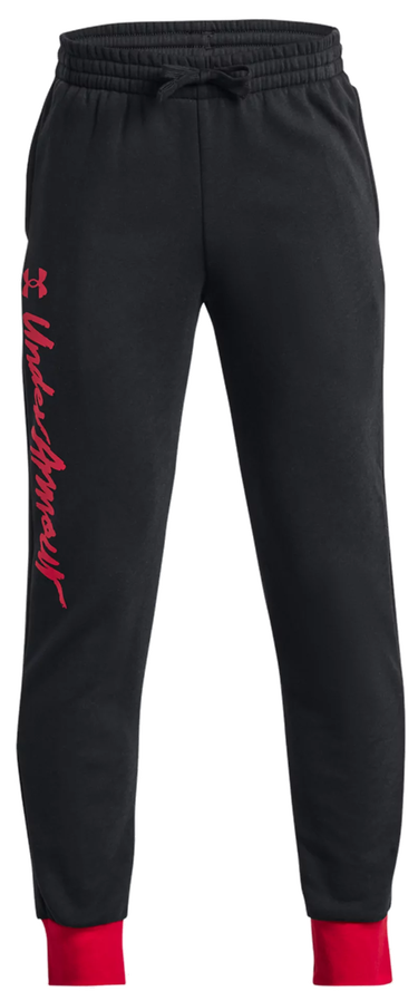 Tepláky Under Armour Under Armour Rival Fleece Script Joggers Čierna | 1379789-001, 0