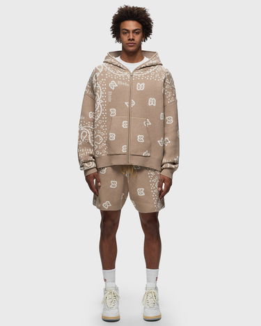 Mikina Rhude Jacquard Hoodie Béžová | RHPS24SW02973517, 1